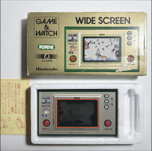 Nintendo game watch - game, wide