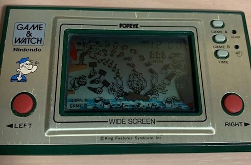 Nintendo game watch - nintendo, popeye