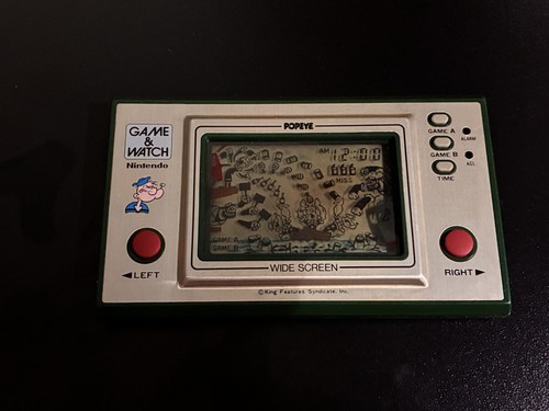 Nintendo game watch - nintendo, popeye